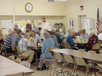 senior center lunch time