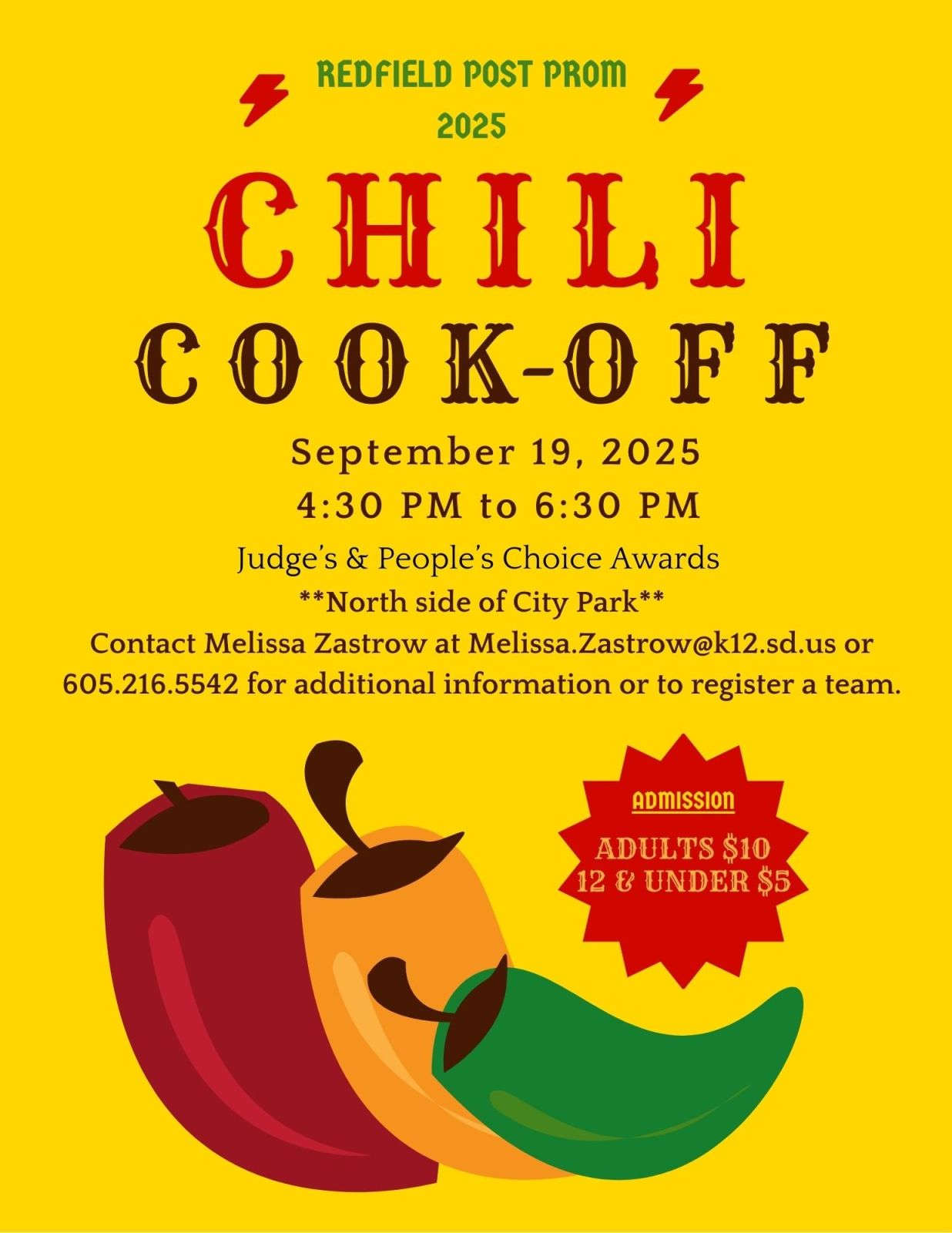 Cooked Prom Redfield Post Prom Chili Cookoff